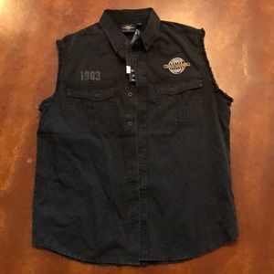 Men’s XL Harley Davidson Button Shirt